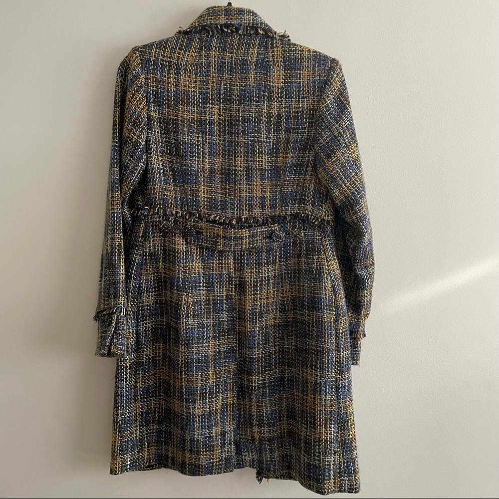 True Meaning Plaid Fringe Coat - Picture 4 of 9